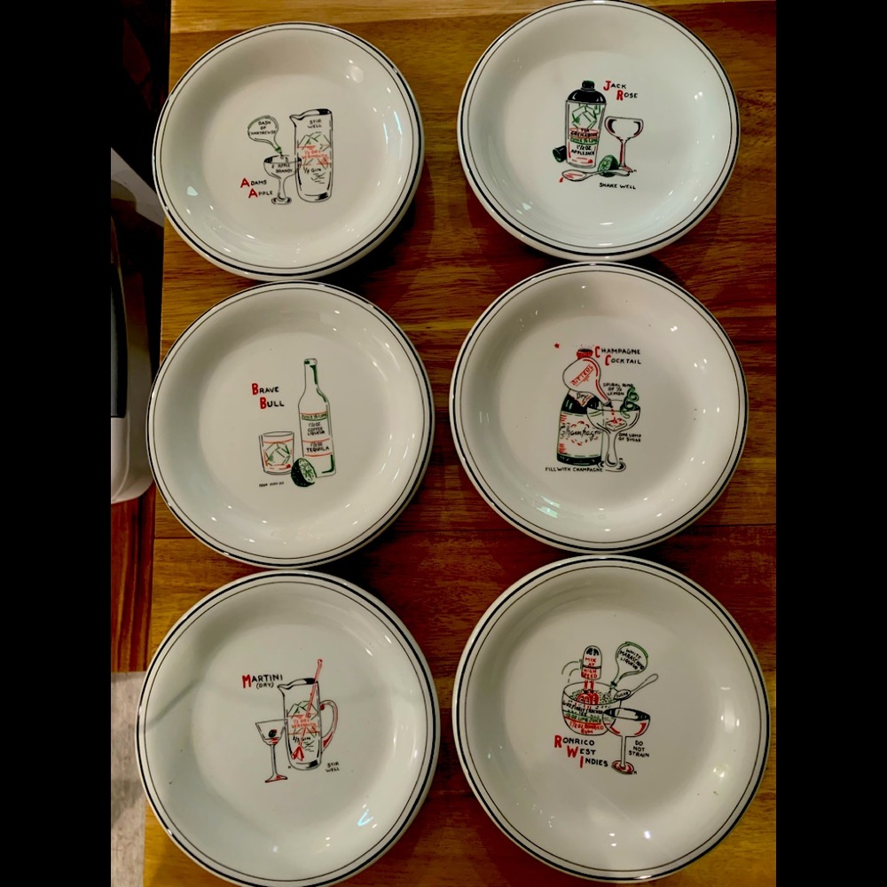 Williams Sonoma Cocktail Plates